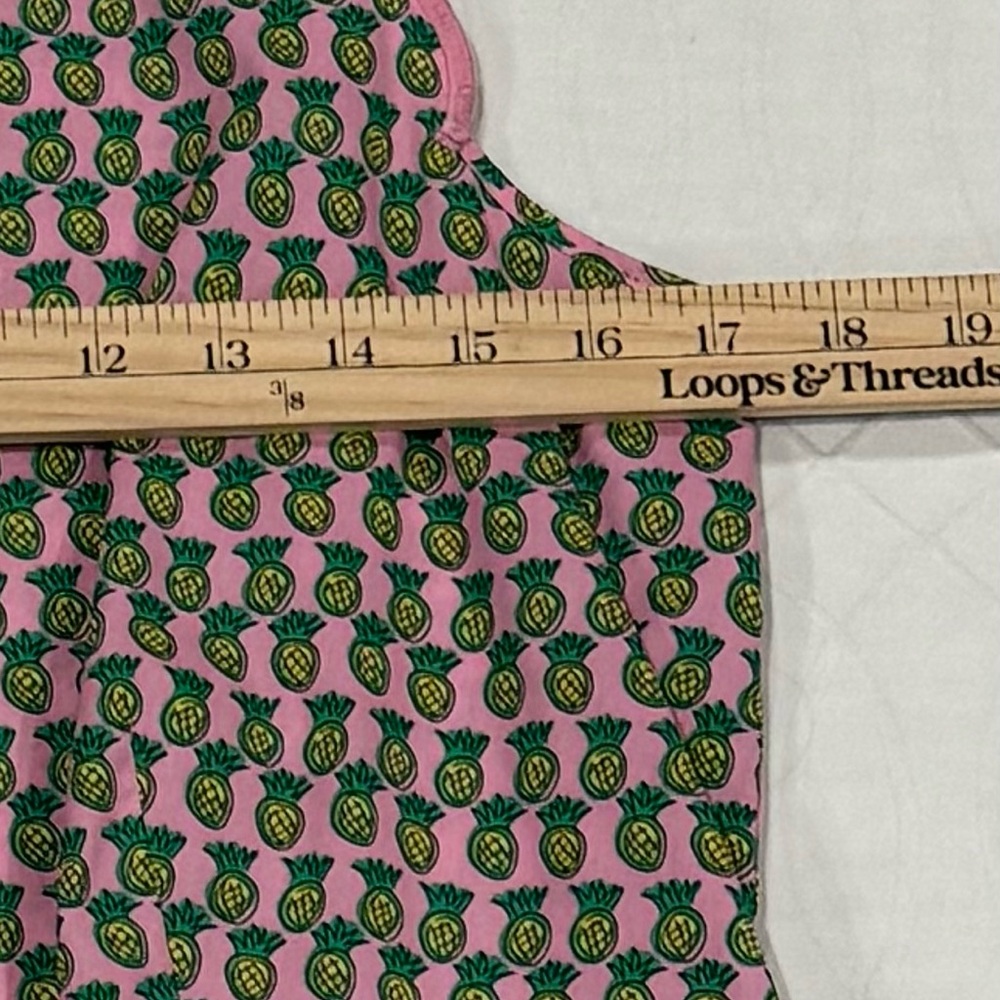 Women’s Talbots Scalloped Pineapple Top Size 4 - Picture 7 of 10